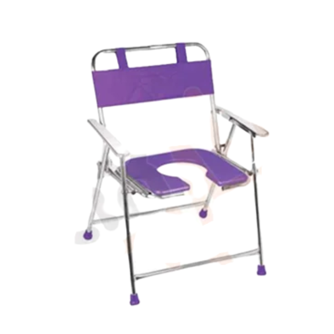 Commode Chair with Height Adjustment S.S. (SSE 09)